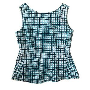 Kate Spade New York Tatiana Peplum Fitted Sleeveless Top